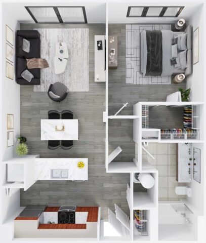 A1C Floor Plan