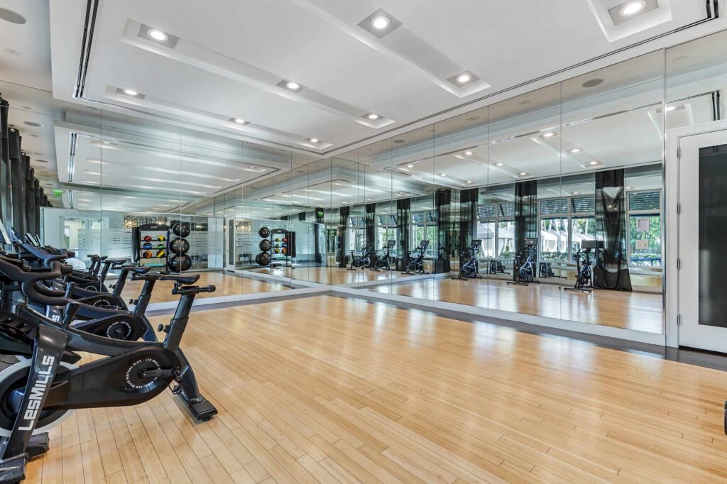 Fitness center with yoga and functional training room